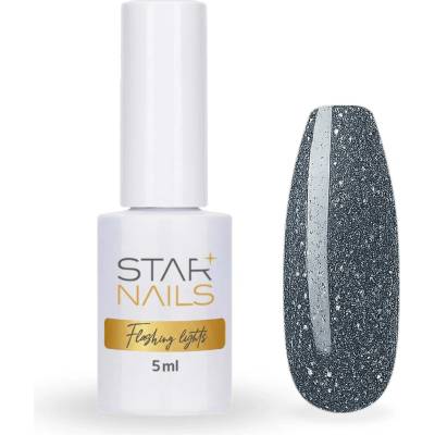 Polish Flashing Lights Uv Led Excalibur oceľovo šedý gél lak 003 5 ml