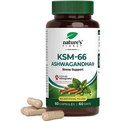Nature's Finest KSM-66 Ashwagandha 60 kapslí