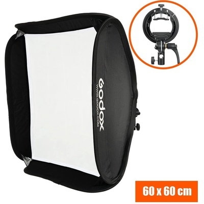 Godox Quick softbox 60x60 a držákem S2 pro externí blesk Godox SGUV6060 – Hledejceny.cz