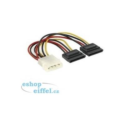 PremiumCordk HDD 5,25 Molex - 2x Serial ATA