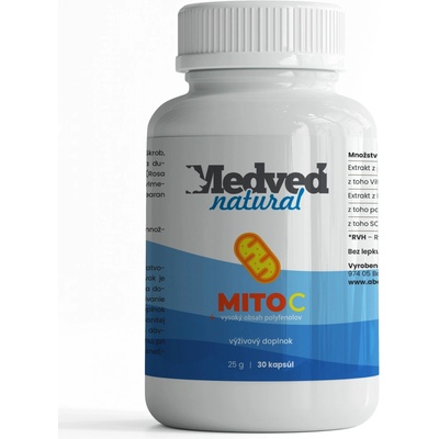 Medveď natural Mito C 30 kapsúl