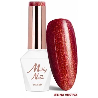 Molly Nails Gél lak La Vie en Rouge 323 Glow & Passion 8 g