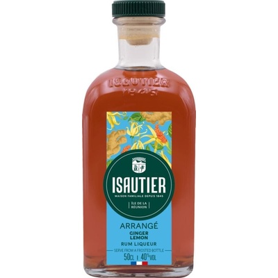 Isautier Arrangé Ginger Lemon 40% 0,5 l (holá láhev)
