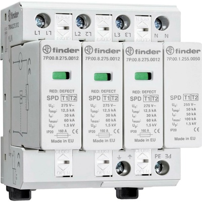 Finder 7P.04.8.275.1012 7P.04.8.275.1012 zvodič prepätia 60 kA 1 ks