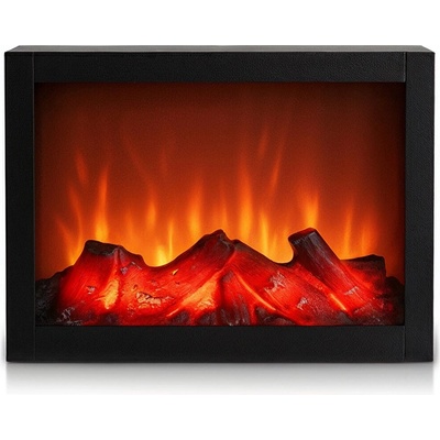 Home Styling Decoration Elektrický LED krb 29 × 23 cm čierny