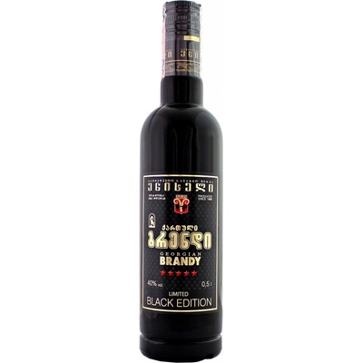 Georgian Brandy Black Edition 40% 0,5 l (holá láhev)