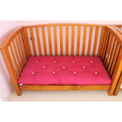 futons.cz FUTON natural kids Light bordeaux