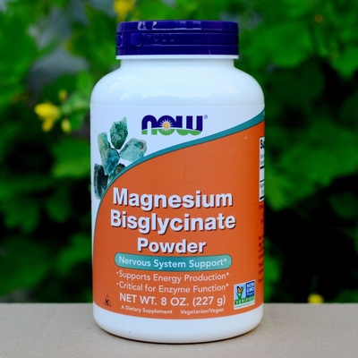 Now Magnesium Bisglycinate hořčík bisglycinát prášek 227 g
