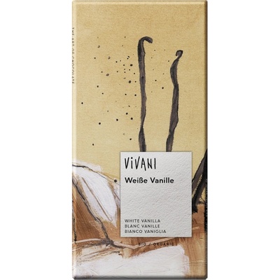 Vivani biela s vanilkou BIO 80 g