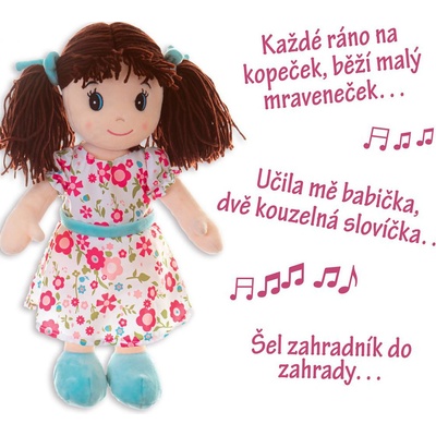 Teddies Ema 40 cm zpívá a mluví česky