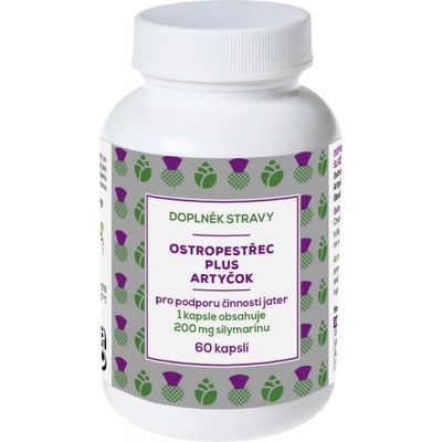 Naturvita Ostropestřec Plus Artyčok 60 kapslí