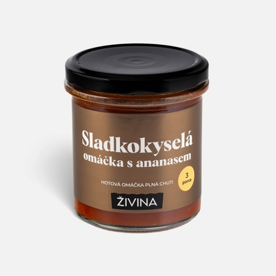 ŽIVINA Sladkokyselá omáčka s ananasem 300 g