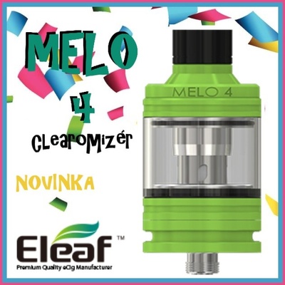 Eleaf MELO 4 clearomizér Zelená 2ml
