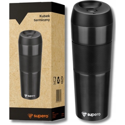 Supero termohrnek 450 ml černý