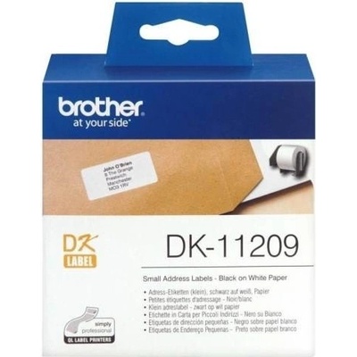 Štítky papírové Brother DK11209, 29 x 62 mm, bílé, 800 ks – Hledejceny.cz