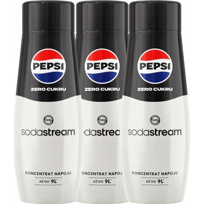 SodaStream koncentrát Pepsi Max 3 x 440 ml