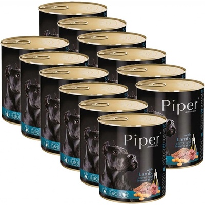 Piper Adult jahňa mrkva a hnedá ryža 12 x 800 g