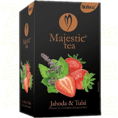 Biogena Majestic Tea Jahoda & Tulsi 20 x 2,4 g