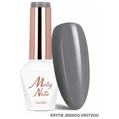 Molly Nails The Trend Edit 307 Steeloceľovo sivý gél lak 8 g