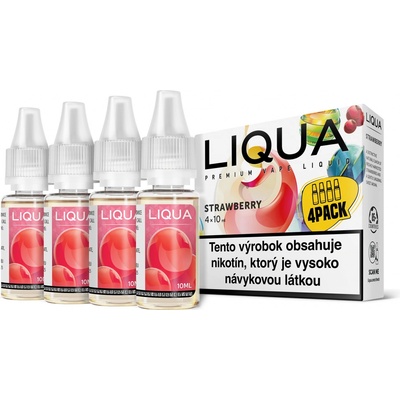 Ritchy Liqua Elements 4Pack Strawberry 4 x 10 ml 6 mg