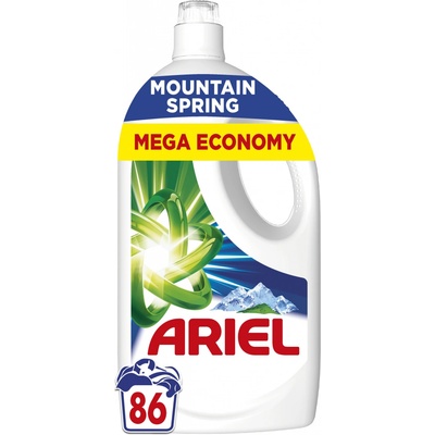 Ariel prací gel Mountain Spring 3,87 l 86 PD