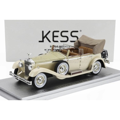 KESS MODEL ISOTTA FRASCHINI TIPO 8A SS CASTAGNA ch.1651 CABRIOLET OPEN 1930 BEIGE 1:43