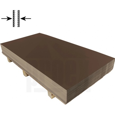 KJG Tabule oboustranná 0,55 x 1250 x 2000 mm tmavě hnědá