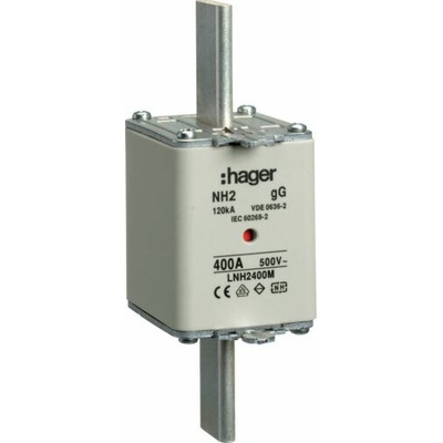 Hager Pojistková vložka NH2 400A 500V gG (LNH2400M)
