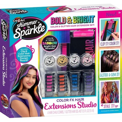 Mac Toys CraZart Vlasové studio s vlasovými klipy