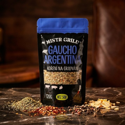 Mistr grilu Grilovací koření BEZ SOLI Gaucho Argentina 100 g – Hledejceny.cz