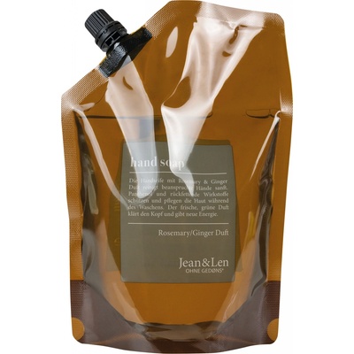 Jean&Len tekuté mýdlo náhradní náplň Rosemary&Ginger 500 ml