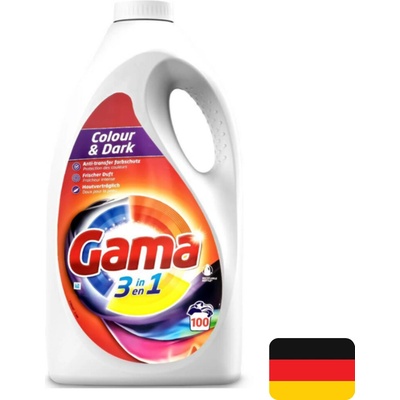 Gama Color & Dark prací gel na praní barevných tkanin 4,5 l 100 PD
