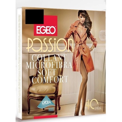 Egeo Passion soft comfort 40 DEN Nero Černé