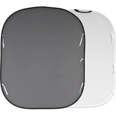 Lastolite Plain Collapsible 1.5x1.8m White/Mid Grey (LB56GW)