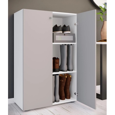 VCM Lona XL 3dílný 70 × 39 × 110 cm bílý