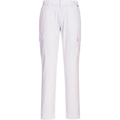 Portwest S231 Slim Combat Strečové nohavice biela
