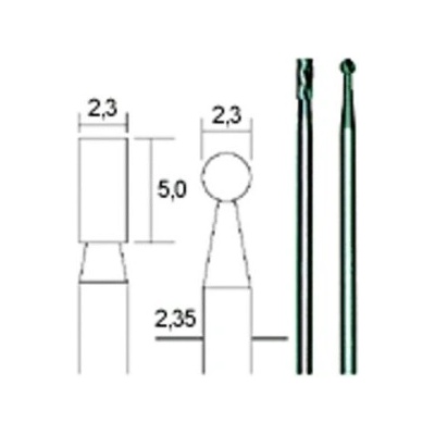 Proxxon 28750 - Tvrdokovové frézy, mikrofrézky - sada 2ks