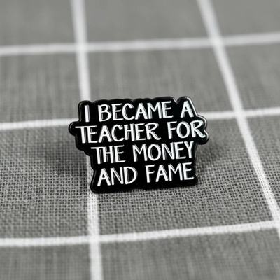 Pinarna I became teacher for the money and fame Stal(a) jsem se učitelem( kou) kvůli penězům a slávě