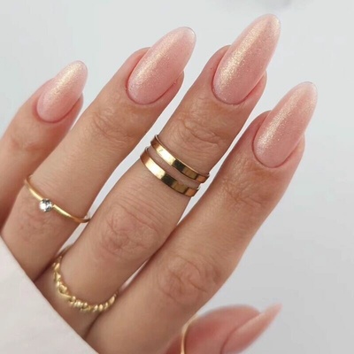 Claresa Champagne Glow Nails sada gel laků