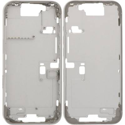 Apple iPhone 16 Pro - Střední rám + Tlačítka zapínání + Hlasitosti (White Titanium), White Titanium