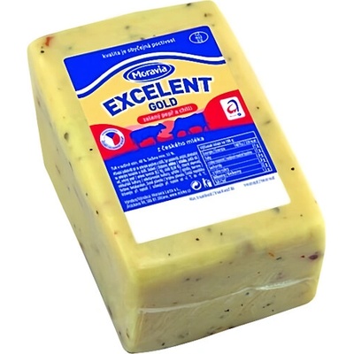 Moravia Lacto Excelent Gold sýr pepř s chilli 1500 g