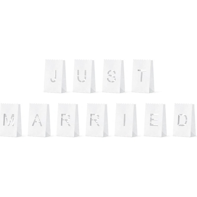 PartyDeco LAMPIÓNY Just Married