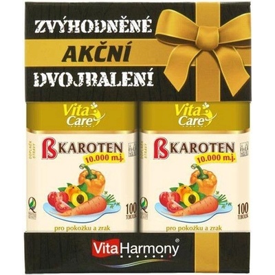 VitaHarmony Beta karotén 10000 oi 100 + 100 kapsúl