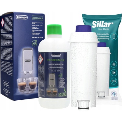 Sillar Delonghi + Odvápňovač Delonghi DLSC500 500ml – Hledejceny.cz