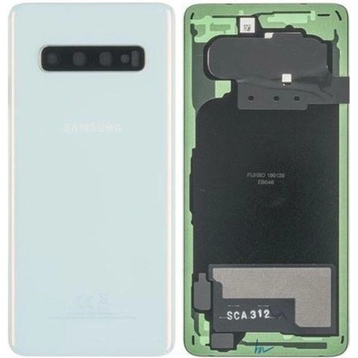 Samsung Galaxy S10 G973F - Bateriový Kryt (Prism White) - GH82-18378F Genuine Service Pack, Prism White