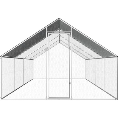 vidaXL klec 2,75 x 8 x 1,92 m pozinkovaná ocel