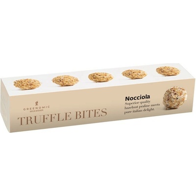 Greenomic Truffle Bites Nocciola Lanýže s lískovými oříšky 55 g