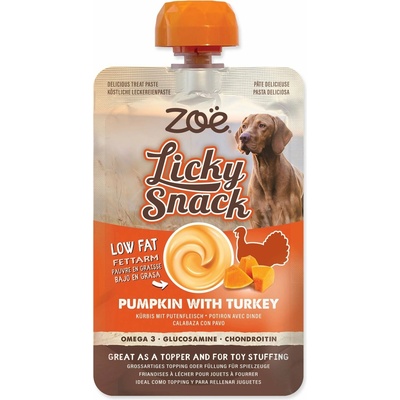 Pochoutka Zoë Licky Snack dýně s krůtím masem 85 g