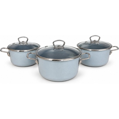 BELIS Súprava riadu 6-dielna Premium Grey