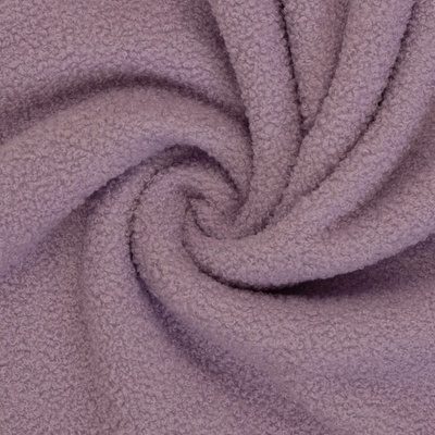 Teddy bouclé fleece - levandulová 643